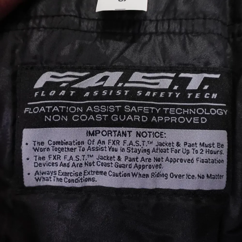 FXR Jacket Kids 8 Black Gray Hooded Insulated F.A.S.T. Child CX Ski Snow